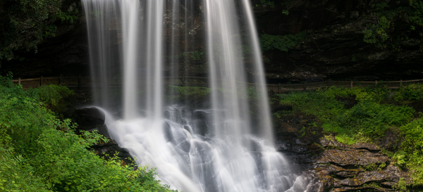 Dry Falls Waterfall near Highlands NC Print