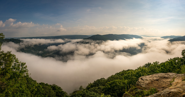 Grand View in New River Gorge by Steve Heap