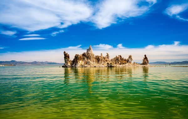 Tufa in the salty waters of Mono Lake  by Steve Heap