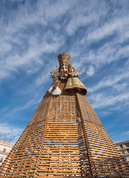 Statue for the Fallas Festival in Valencia Print