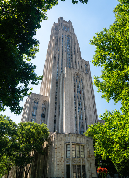 Cathedral of Learning building at University of Pittsburgh by Steve Heap