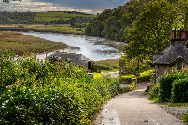 Cotehele Quay on the River Tamar in Devon by Steve Heap