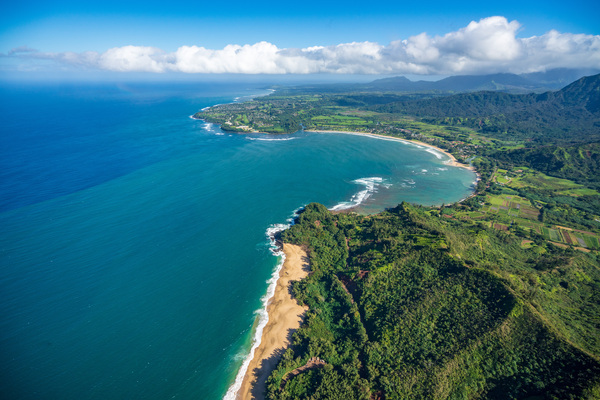 Garden Island of Kauai from helicopter tour by Steve Heap