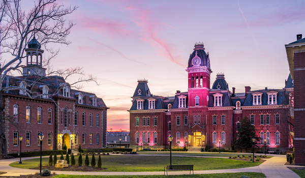 Woodburn Hall at West Virginia University in Morgantown WV by Steve Heap