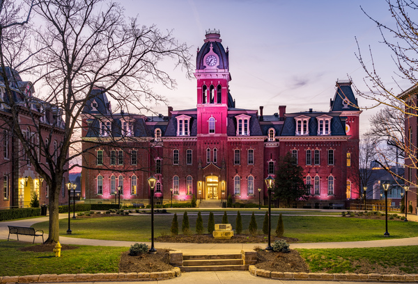 Woodburn Hall at West Virginia University in Morgantown WV by Steve Heap