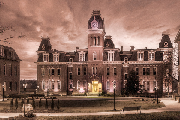 Woodburn Hall at West Virginia University in Morgantown WV by Steve Heap