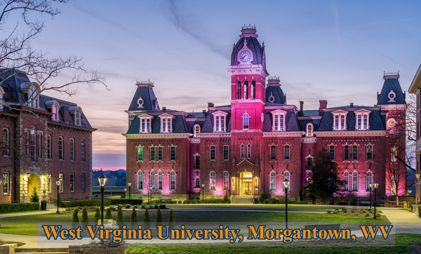 Woodburn Hall at West Virginia University in Morgantown WV by Steve Heap