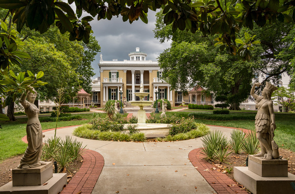 Stormy weather Belmont Mansion in Nashville Tennessee by Steve Heap