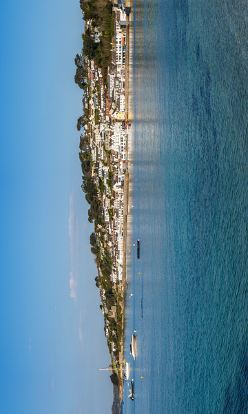 Seaside town of St Mawes in Cornwall Print