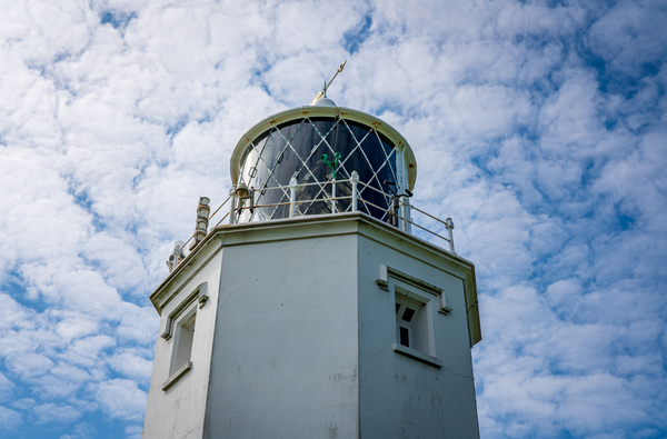 Detail of lighthouse lens at Lizard Light house in Cornwall by Steve Heap