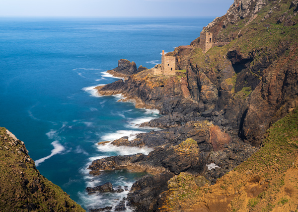 Long duration image of the ruins at Botallack tin mine by Steve Heap