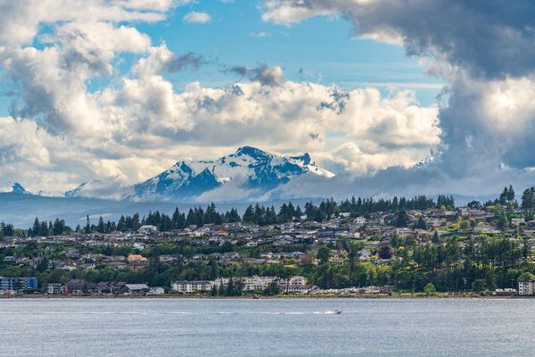 Campbell River in British Columbia with Golden Hinde by Steve Heap
