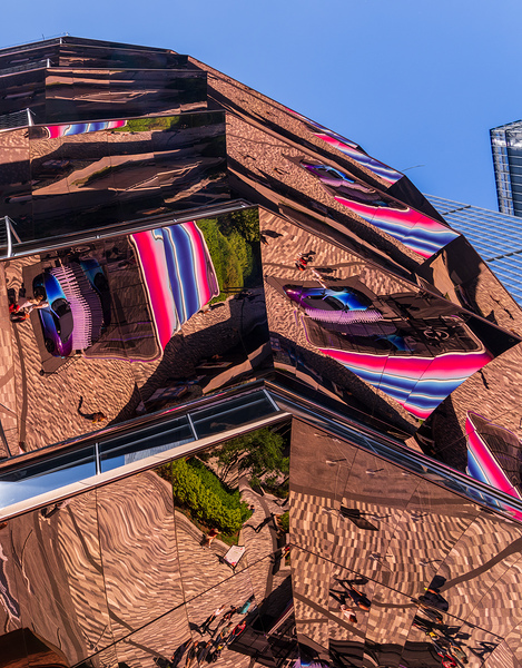 Reflective surface of the Vessel with photographer below by Steve Heap