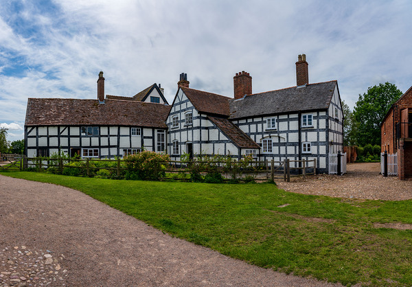 Exterior of Boscobel House in Shropshire England by Steve Heap