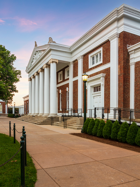 Old Cabell Hall at University of Virginia by Steve Heap