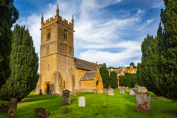 Stanway House and St Peters Church Stanton by Steve Heap