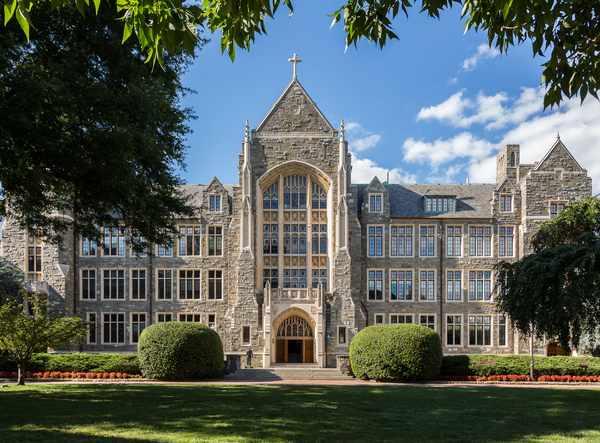 White Gravenor hall Georgetown University DC by Steve Heap