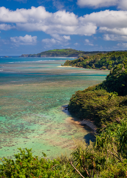 Sealodge and anini beach in Kauai Print