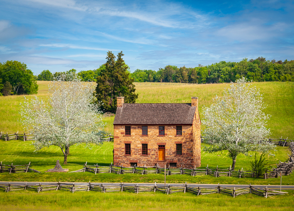 Old Stone House Manassas Battlefield by Steve Heap