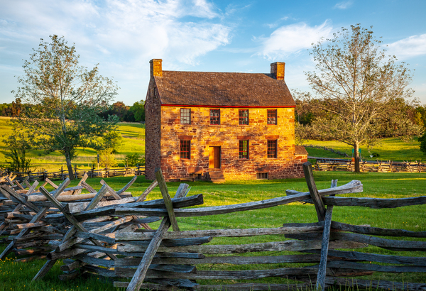 Old Stone House Manassas Battlefield by Steve Heap