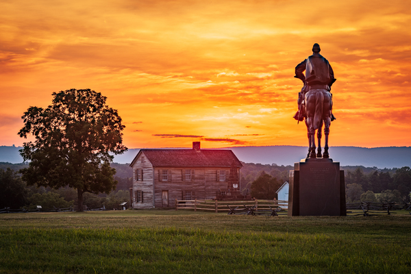 Stonewall Jackson at Manassas Battlefield Print