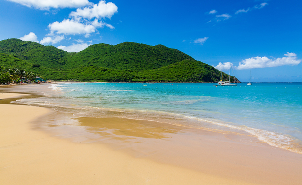 Glorious beach at Anse Marcel on St Martin by Steve Heap