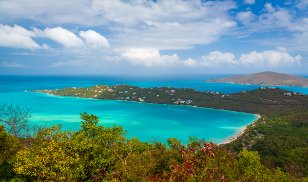 Panoramic view of Magens Bay by Steve Heap
