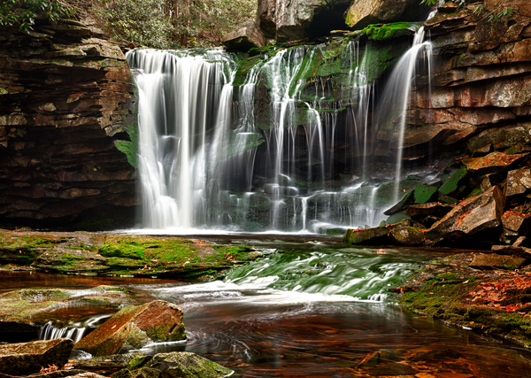 Elakala Falls in West Virginia by Steve Heap