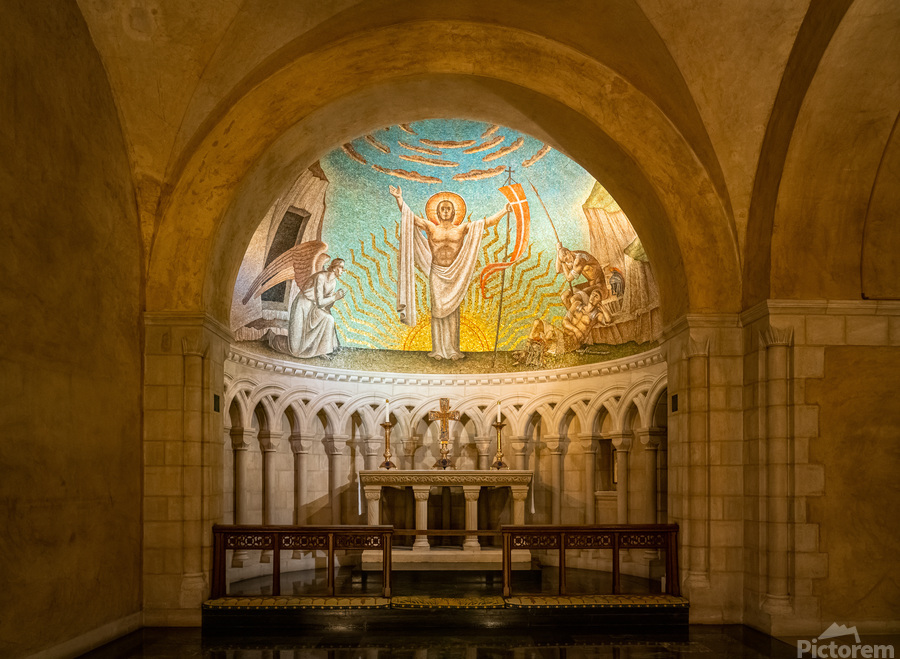 Bethlehem chapel in Washington Cathedral  Print