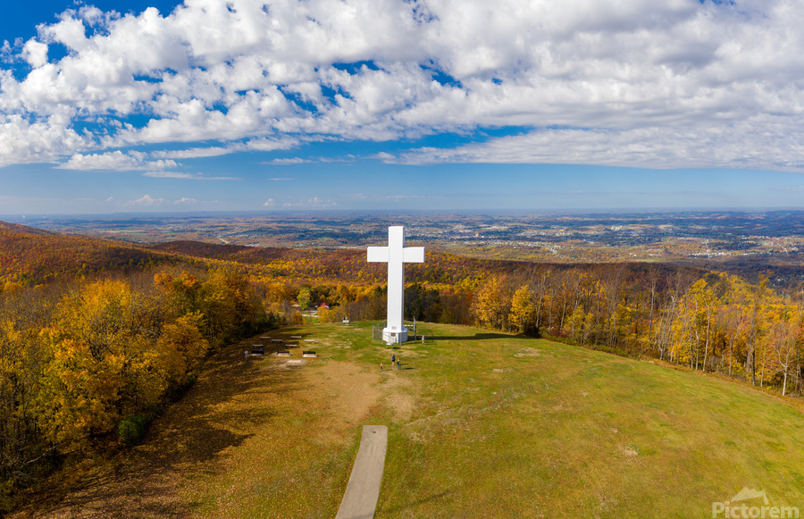 Great Cross of Christ in Jumonville near Uniontown Pennsylvania  Print