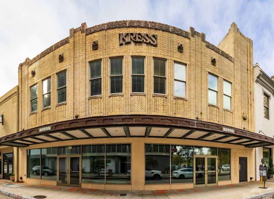 SH Kress department store in Baton Rouge Louisiana site of Civil  Print