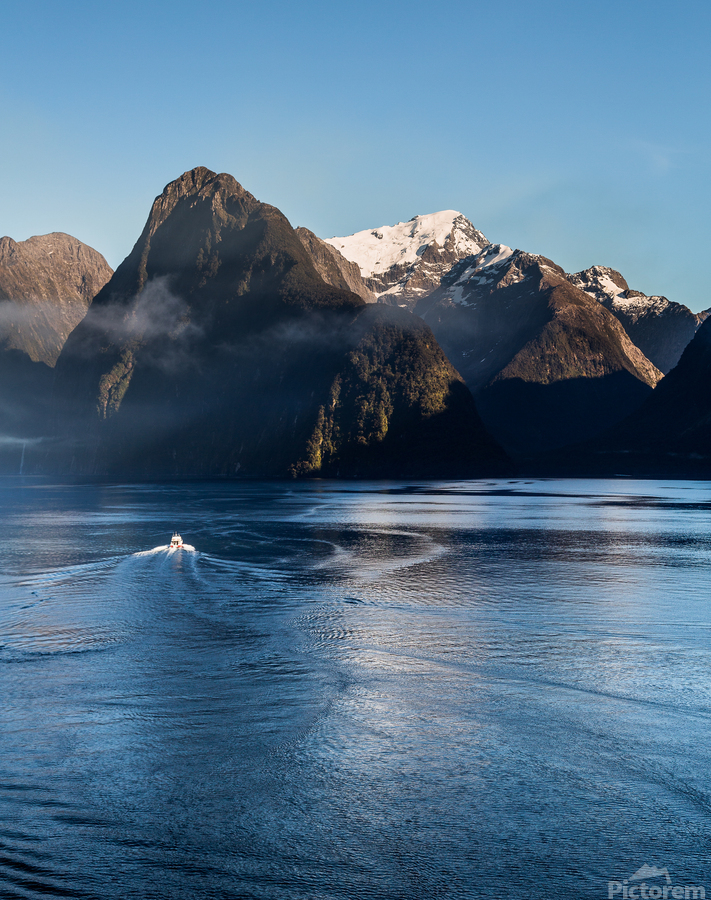 Fjord of Milford Sound in New Zealand  Print
