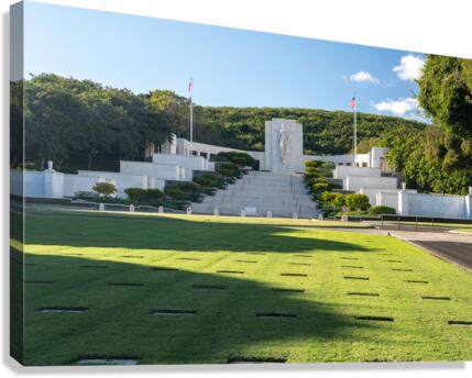 National Memorial Cemetery of the Pacific Canvas Print