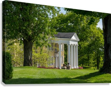 Mansion museum at Oglebay resort near Wheeling WV Canvas Print