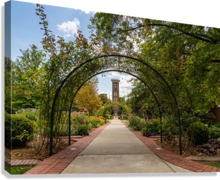 Garden of Belmont Mansion in Nashville Tennessee Canvas Print