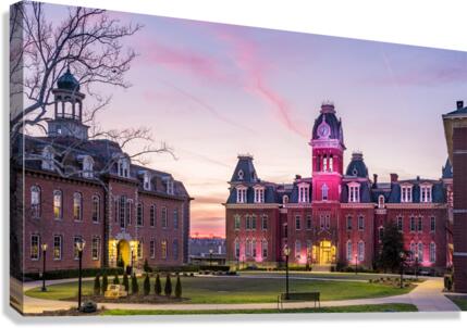 Woodburn Hall at West Virginia University in Morgantown WV Canvas Print