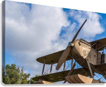 Replica of aircraft used in flight to Brazil Canvas Print