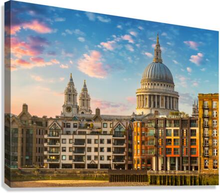 St Pauls Cathedral Church London England Canvas Print