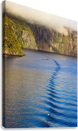 Fjord of Milford Sound in New Zealand Canvas Print