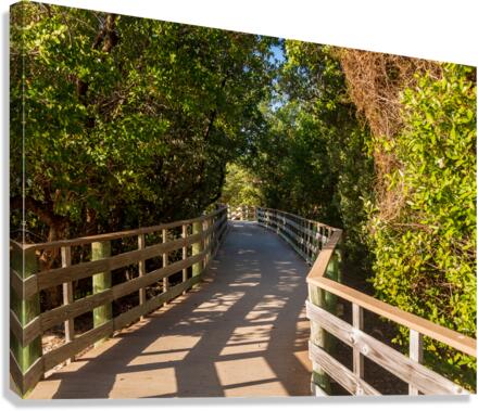 Florida Keys raised walkway  Canvas Print