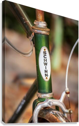 Memories of youth with Schwinn bike frame Canvas Print