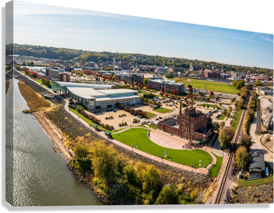 Historic brewery and convention center in Dubuque Iowa Canvas Print