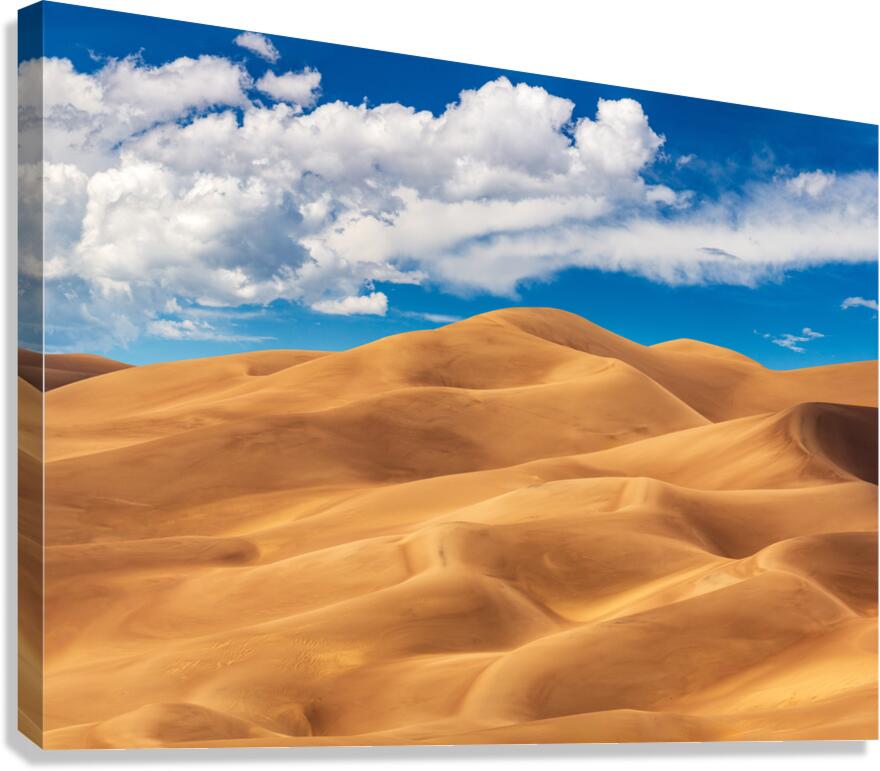 Panorama of Great Sand Dunes National Park  Canvas Print
