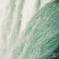Detail of Canadian Horseshoe Falls at Niagara