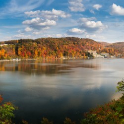 Fall colors on Cheat Lake Morgantown