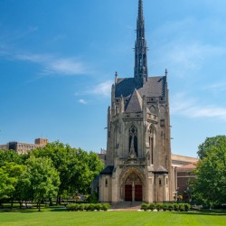 Heinz Chapel building at the University of Pittsburgh