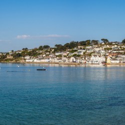 Seaside town of St Mawes in Cornwall