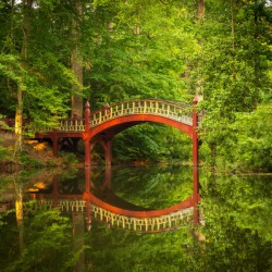 Crim Dell bridge at William and Mary college