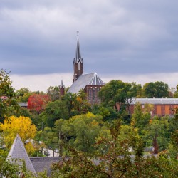 St John catholic church in Burlington in Iowa