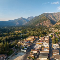 Leavenworth the Bavarian Alpine village in Cascades WA